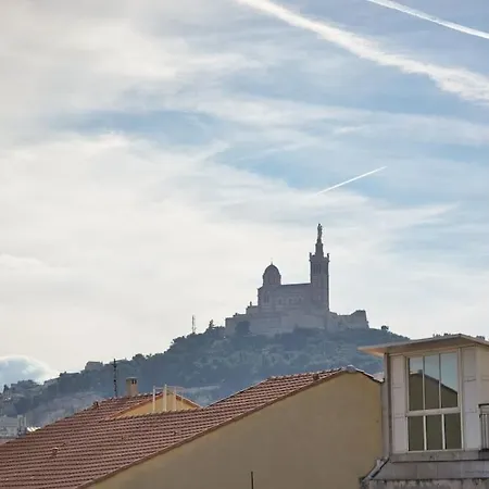 Le Grand Marseillais Terrasse Vu Notre Dame Apartment